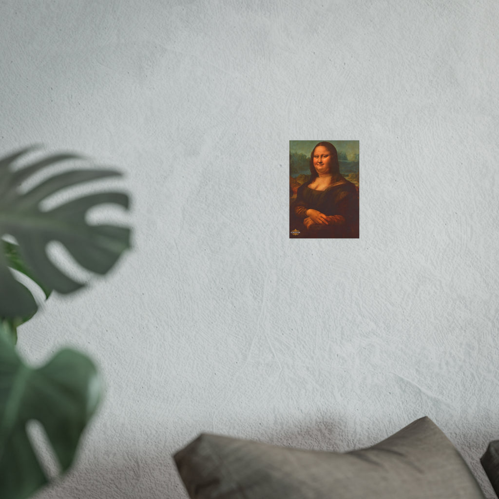 Chubby Mona Lisa Poster