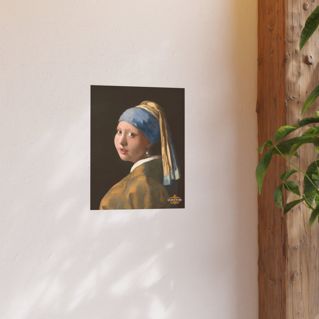 Big Girl With A Pearl Earring Poster