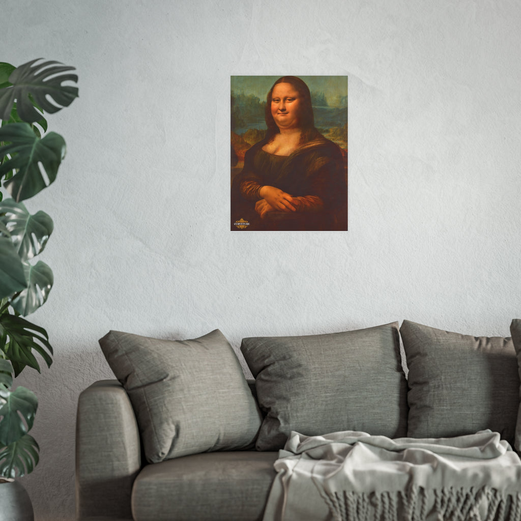Chubby Mona Lisa Poster