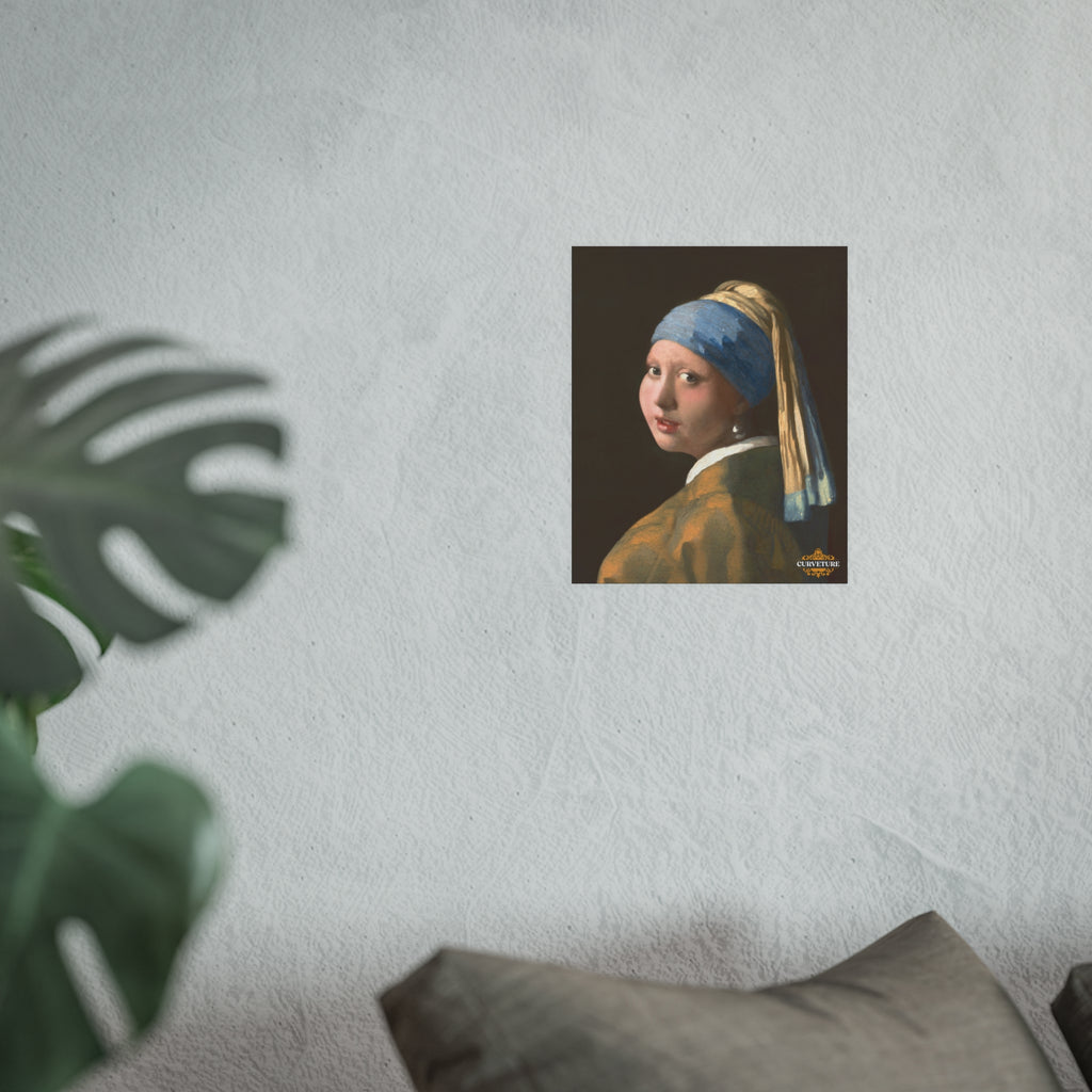 Big Girl With A Pearl Earring Poster