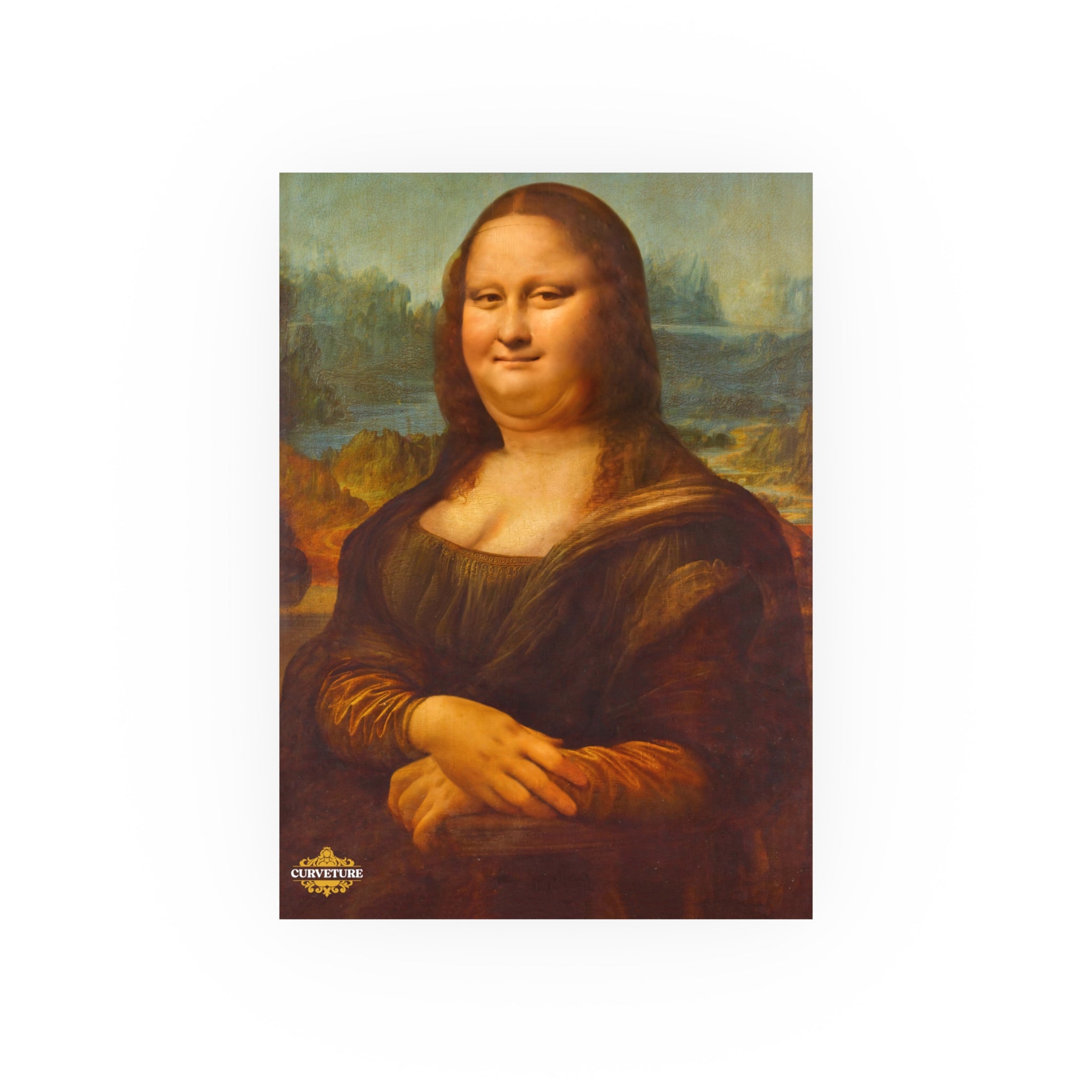 Chubby Mona Lisa Poster