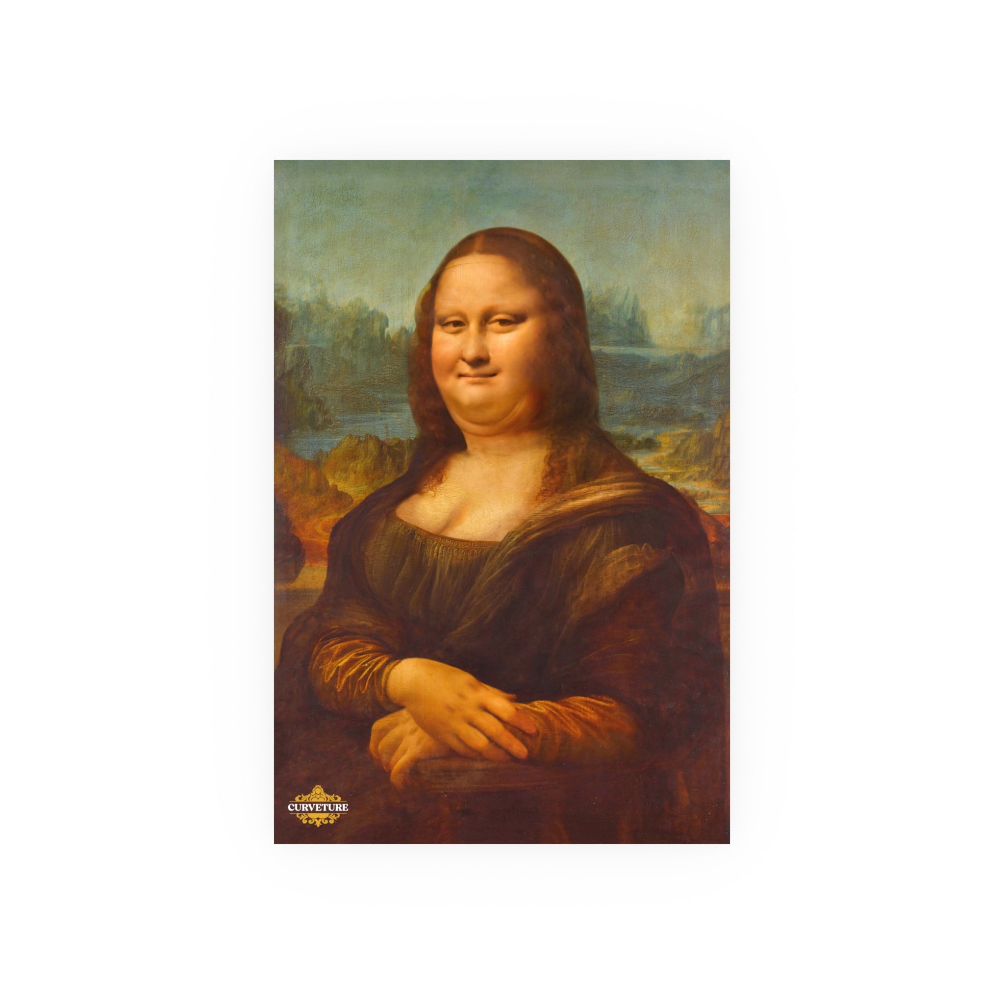 Chubby Mona Lisa Poster
