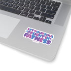 Let Your Soul Delight in Fatness Sticker - Purple