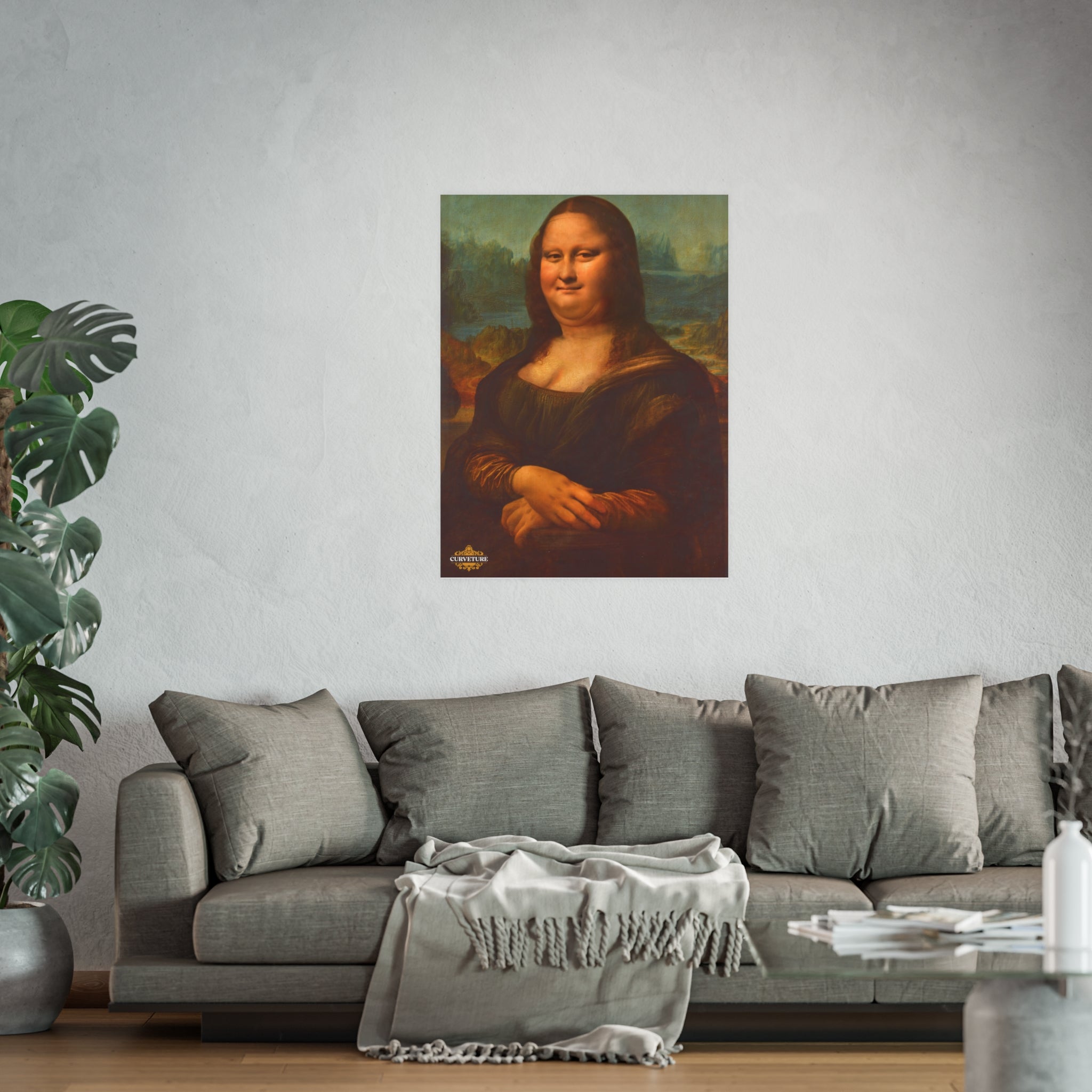 Chubby Mona Lisa Poster