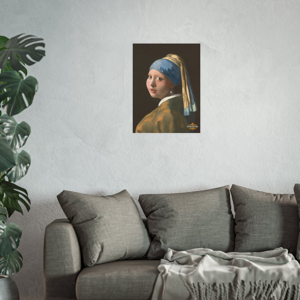 Big Girl With A Pearl Earring Poster