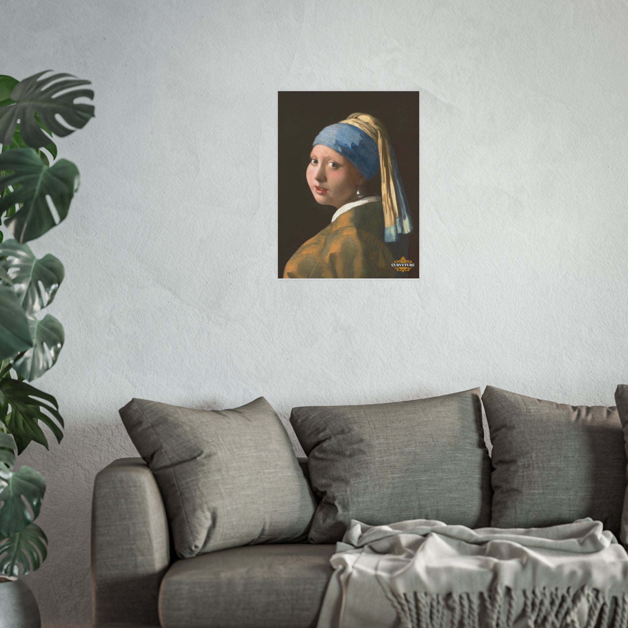 Big Girl With A Pearl Earring Poster