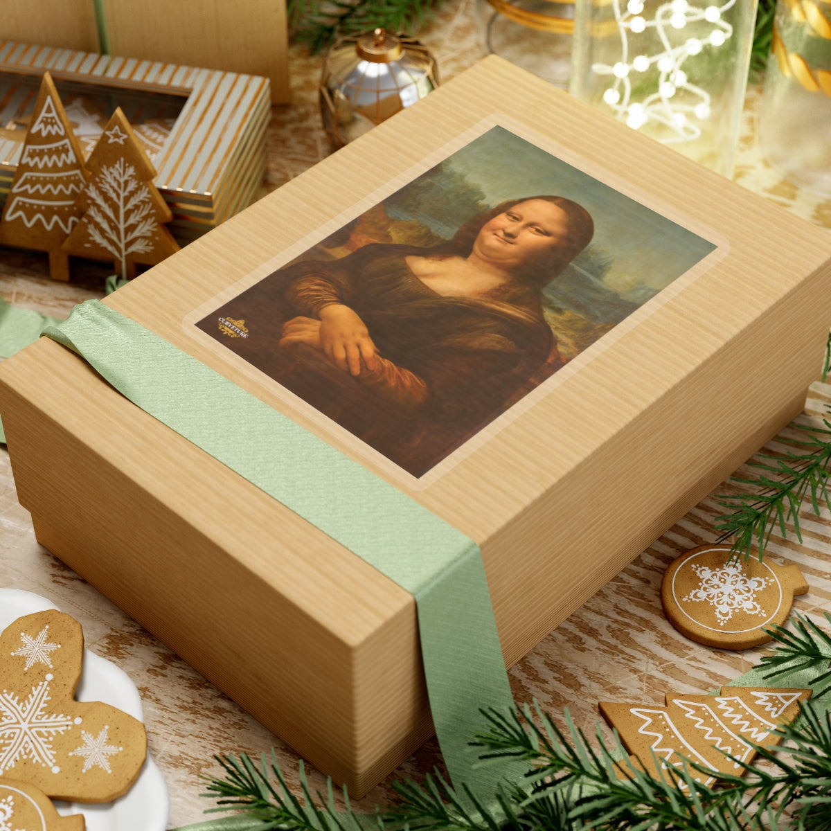 Chubby Mona Lisa Sticker