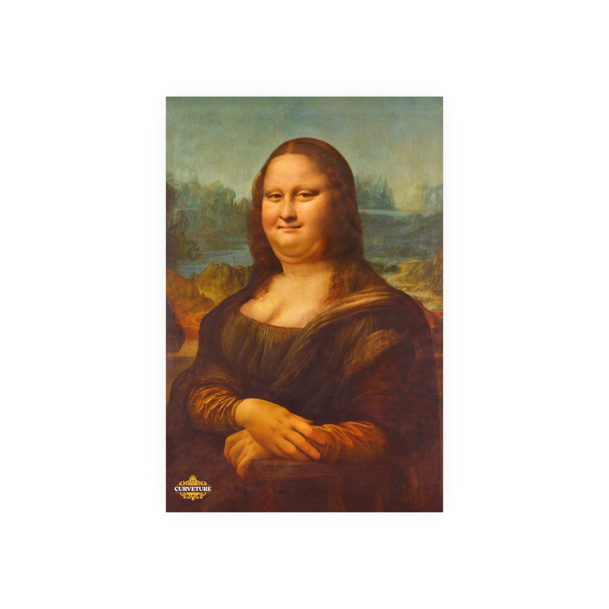 Chubby Mona Lisa Poster