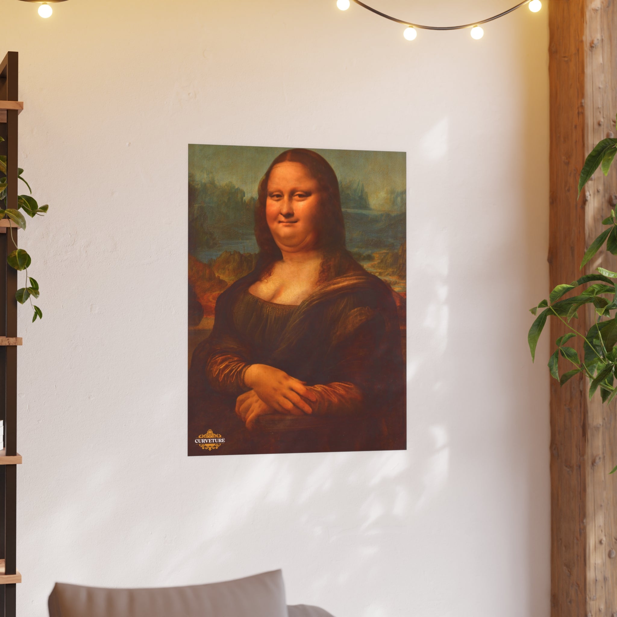 Chubby Mona Lisa Poster
