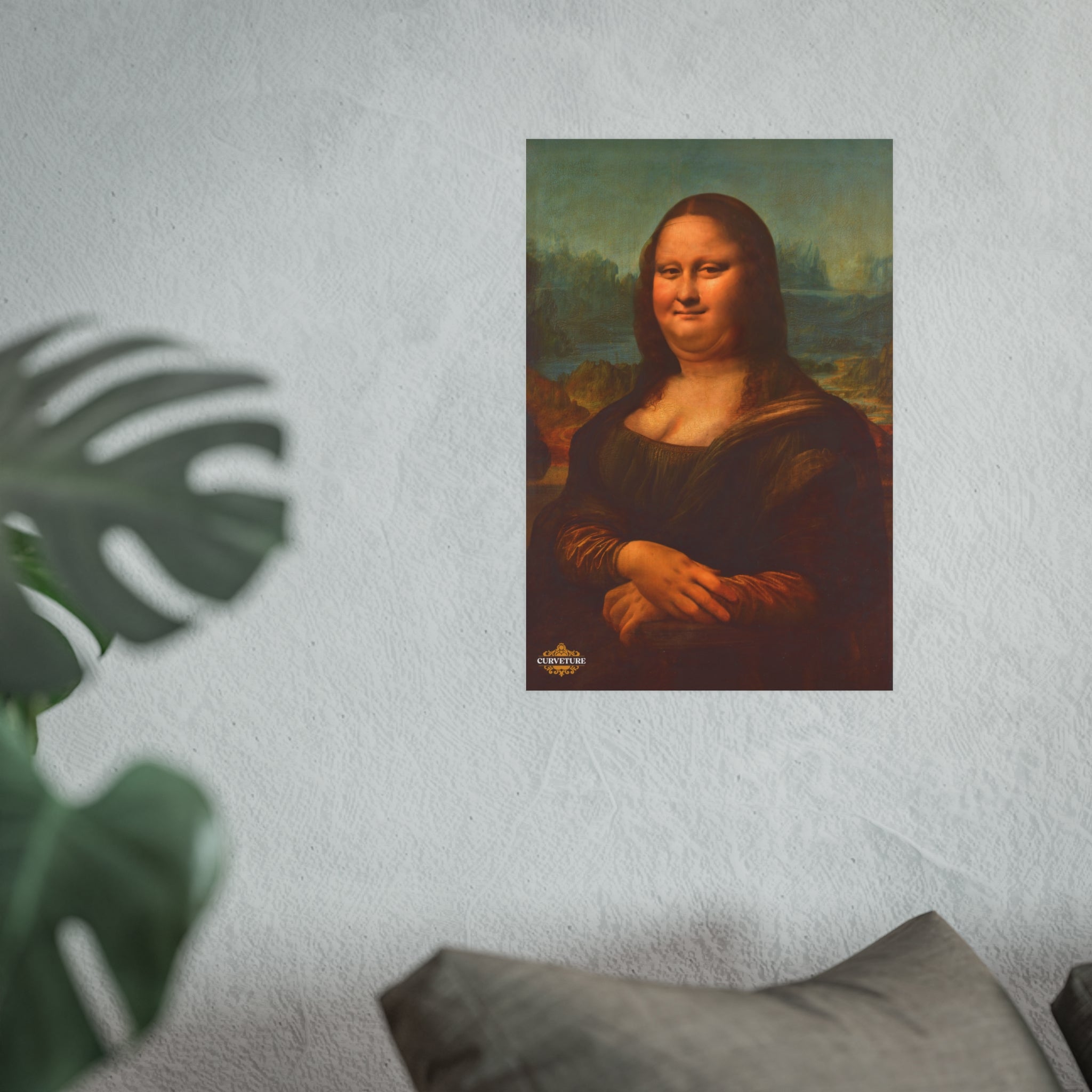 Chubby Mona Lisa Poster