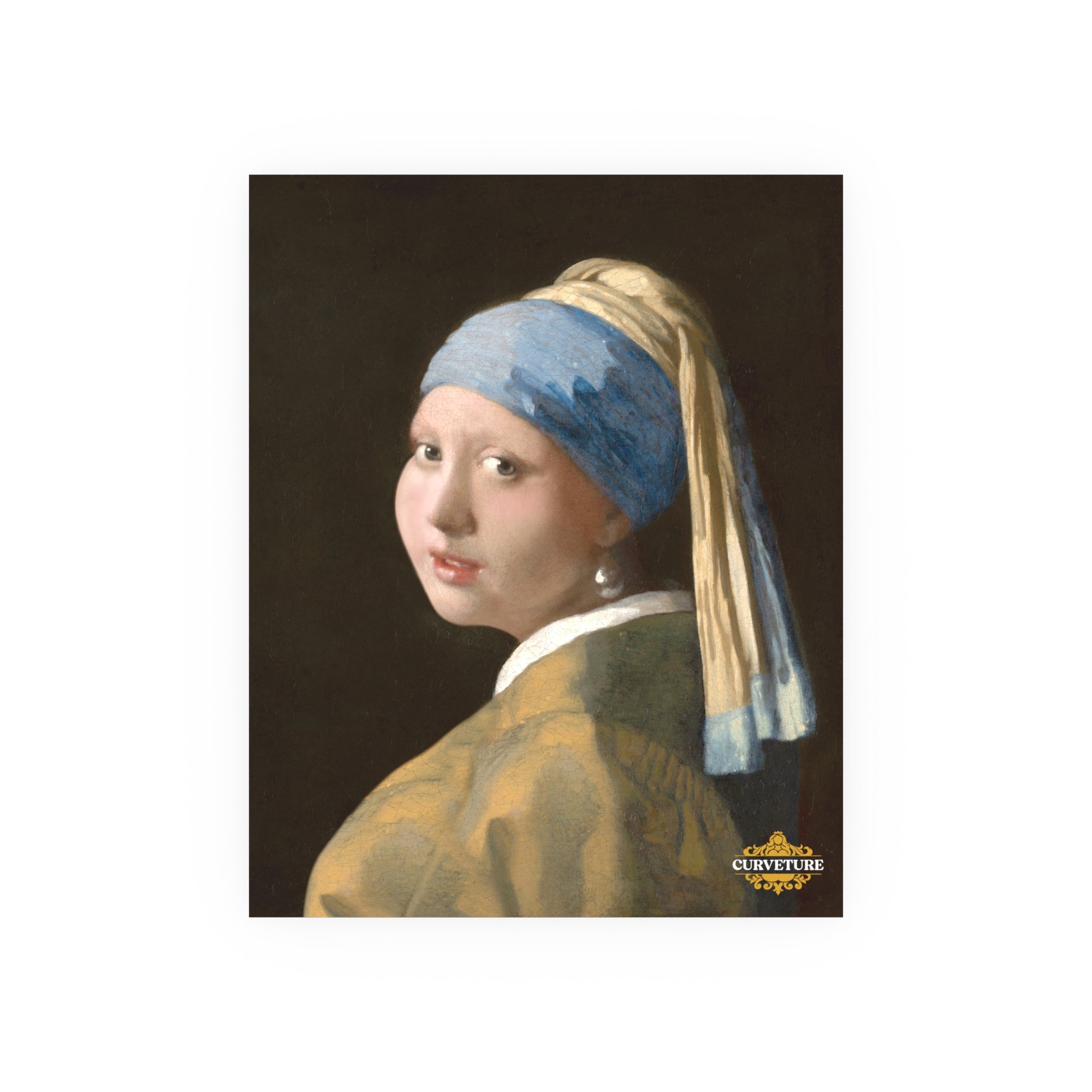 Big Girl With A Pearl Earring Poster