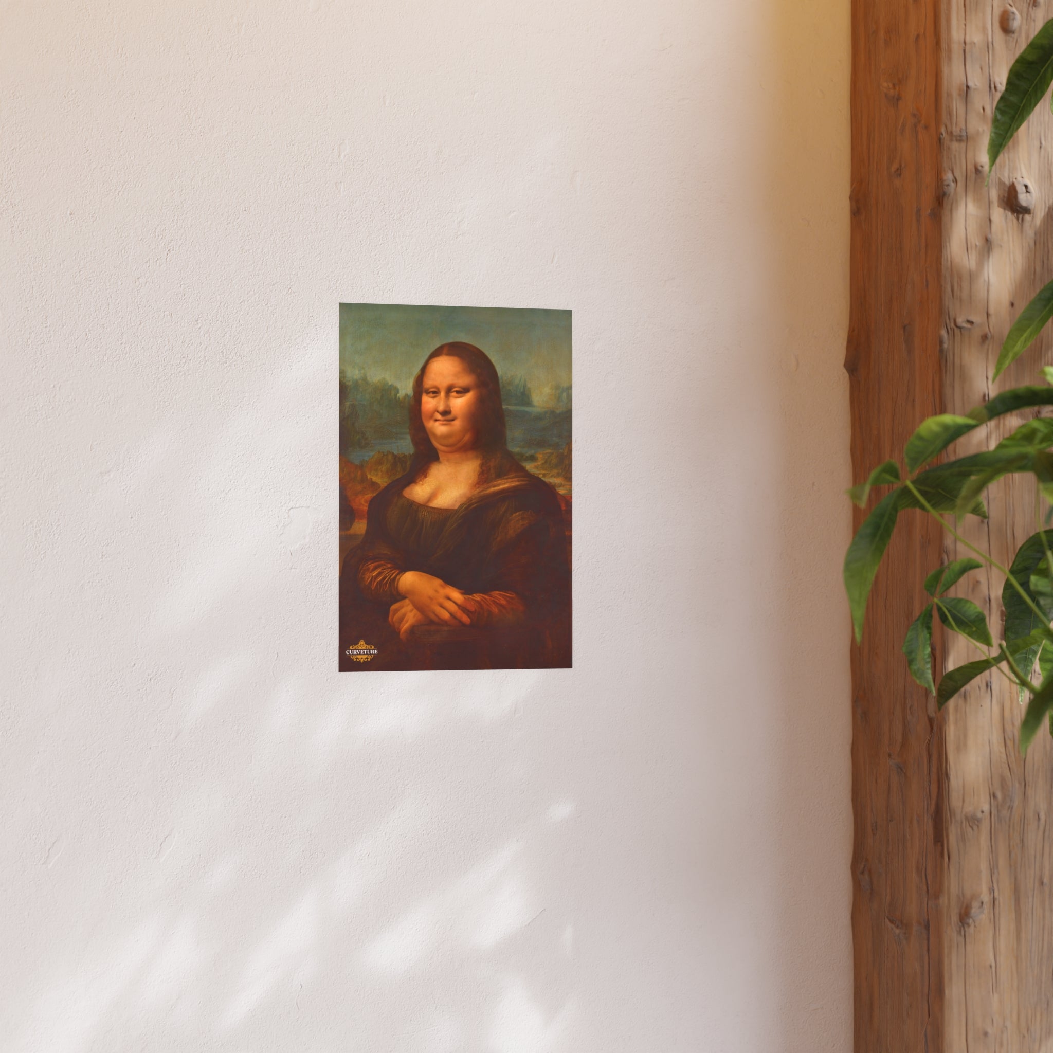 Chubby Mona Lisa Poster