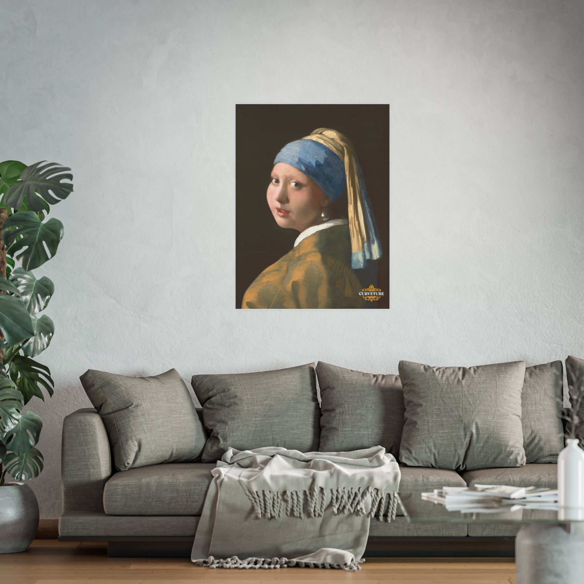 Big Girl With A Pearl Earring Poster
