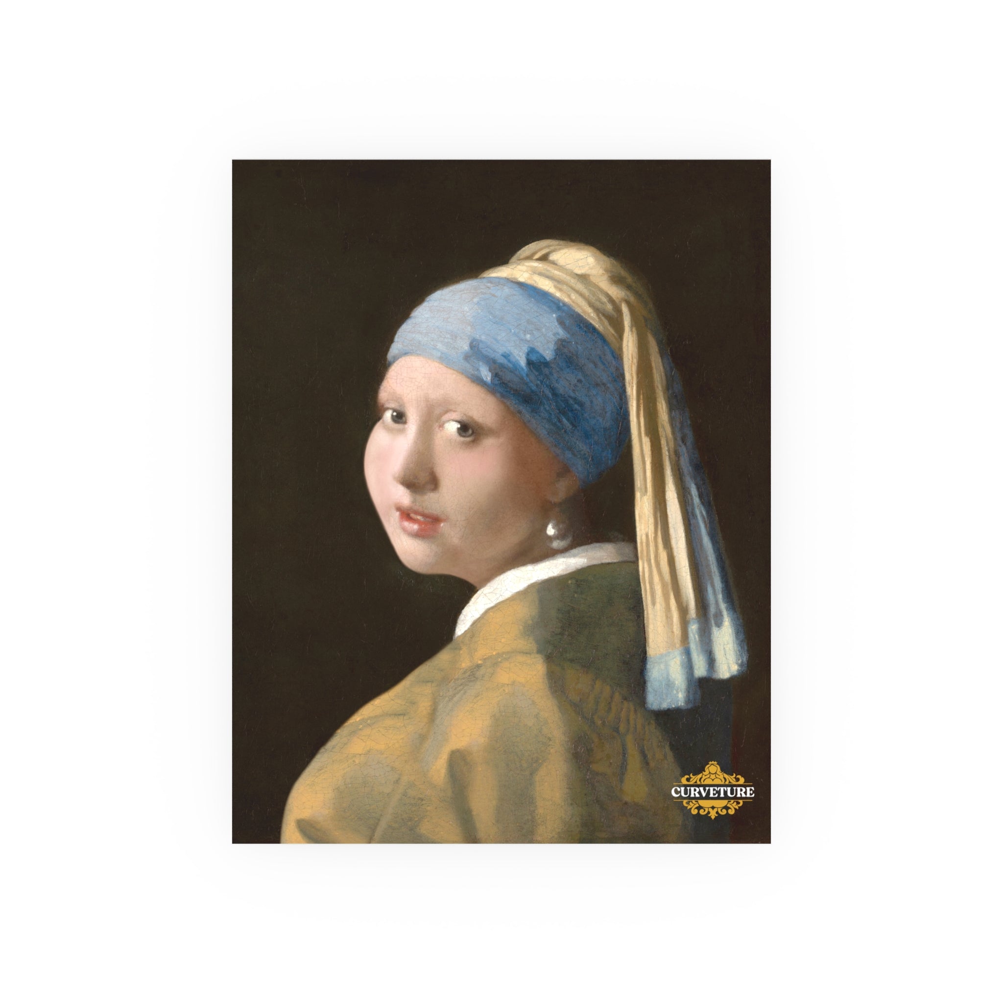Big Girl With A Pearl Earring Poster