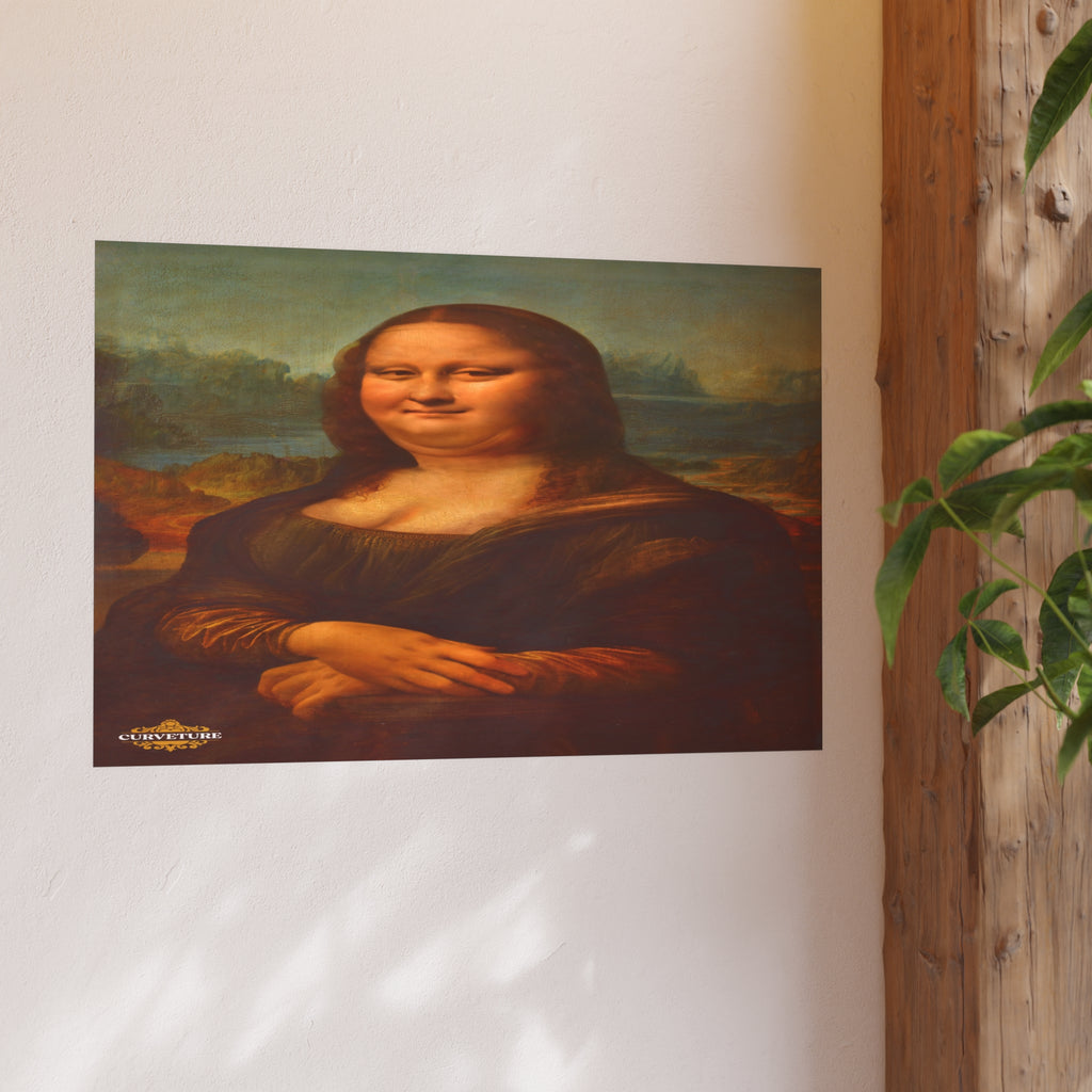 Chubby Mona Lisa Poster