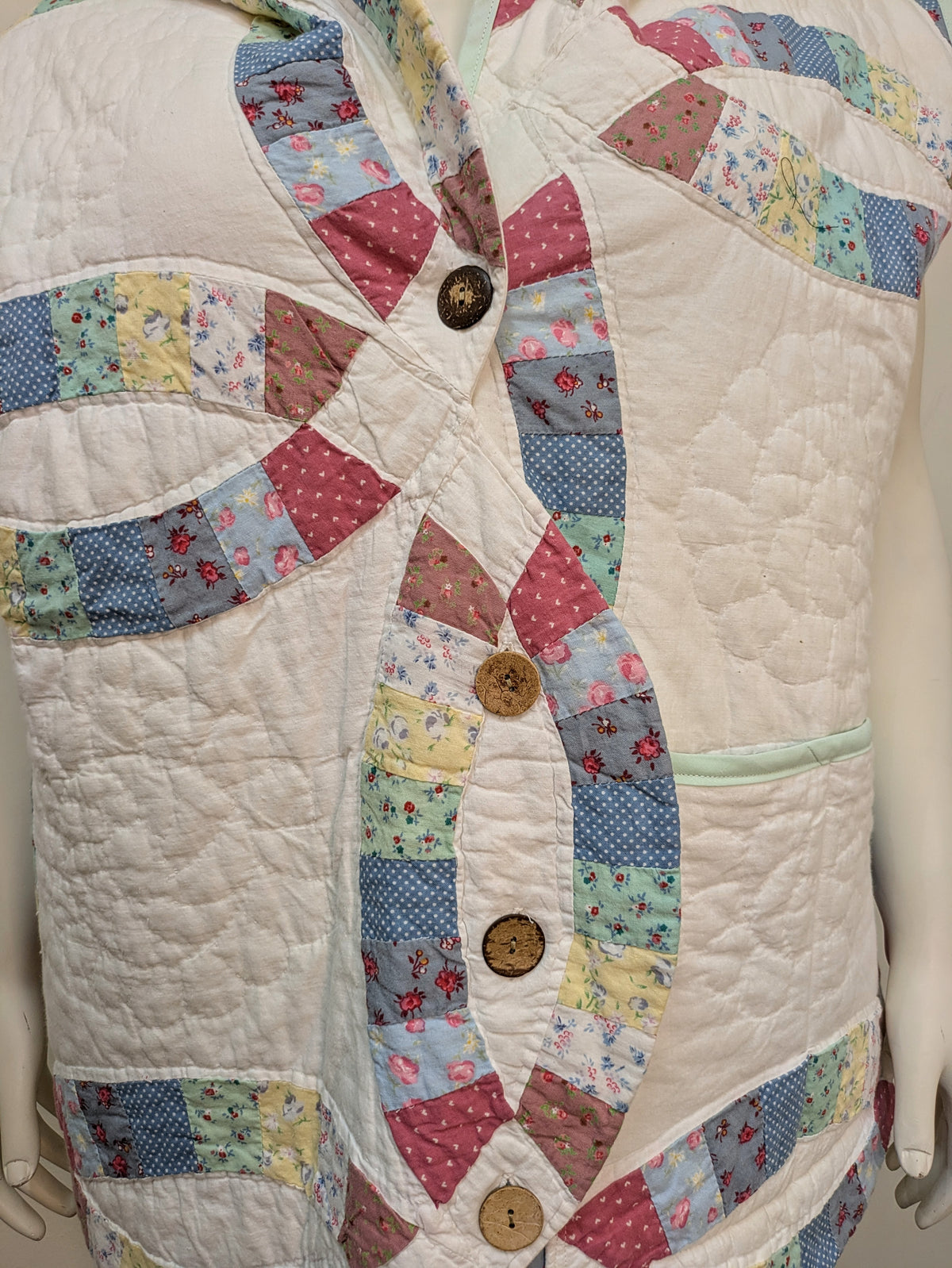 Made by Curveture Hooded Quilt Vest