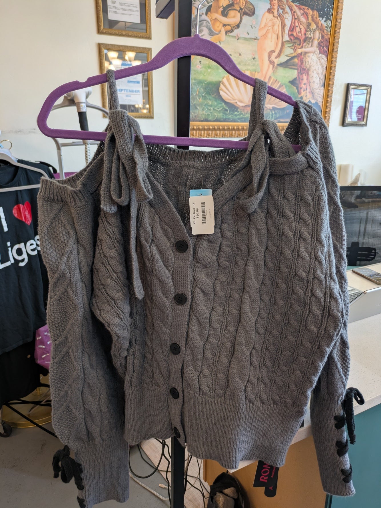 4X - Cardigan - 4X