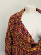 Made by Curveture Long Woven Blanket Coat