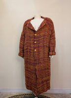 Made by Curveture Long Woven Blanket Coat