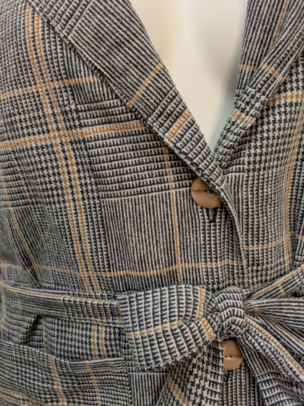 Made by Curveture Flannel Sash Coat