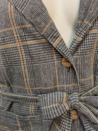 Made by Curveture Flannel Sash Coat