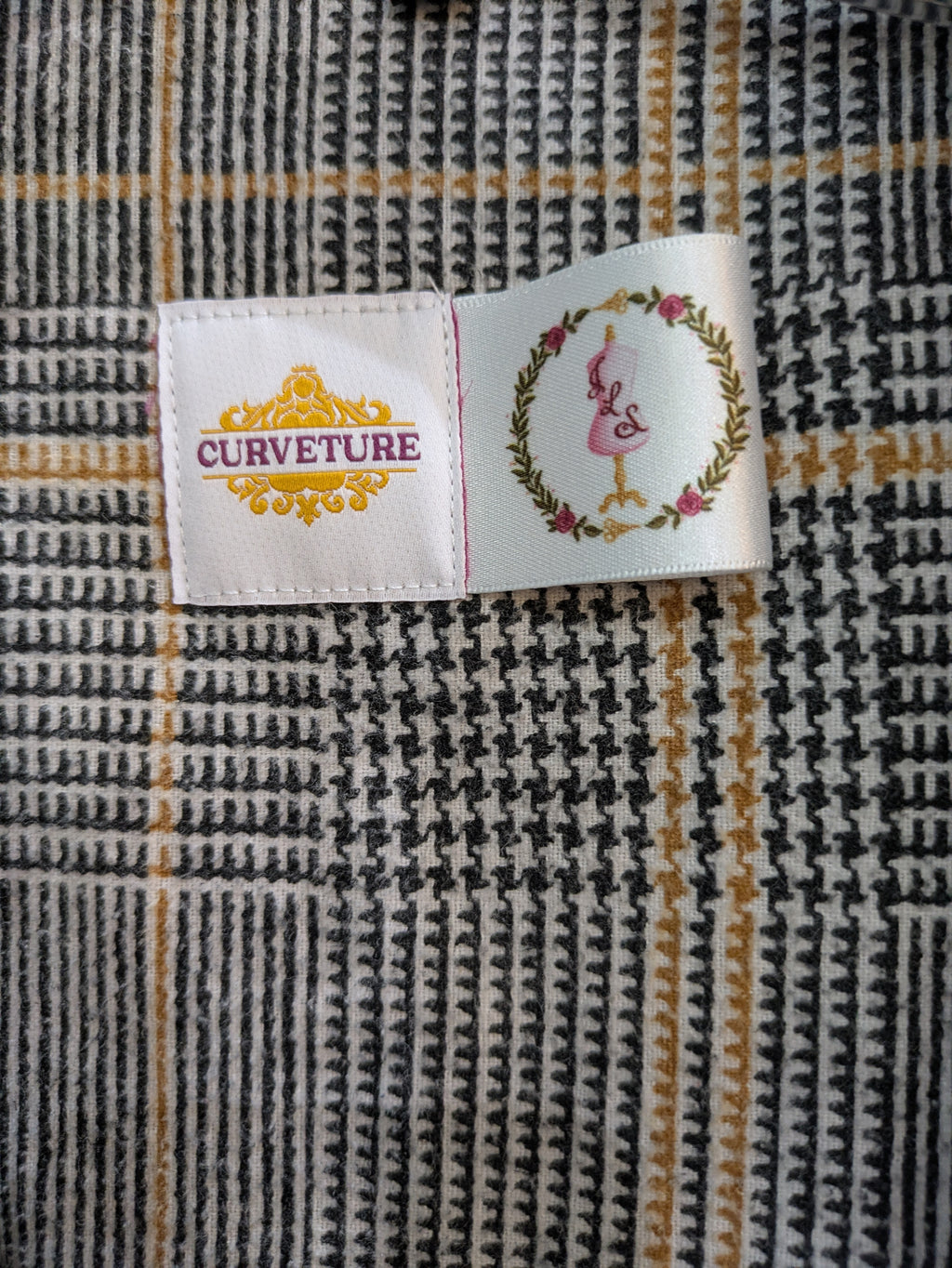 Made by Curveture Flannel Sash Coat